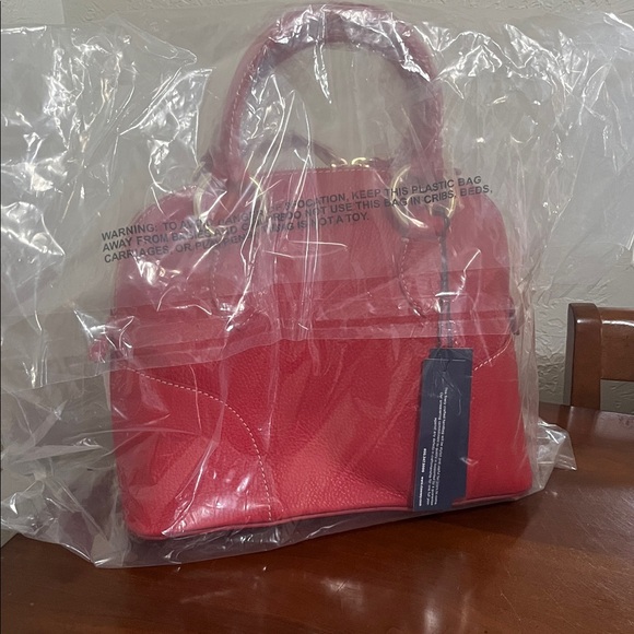 Dooney & Bourke Red Dome Satchel - Picture 4 of 8